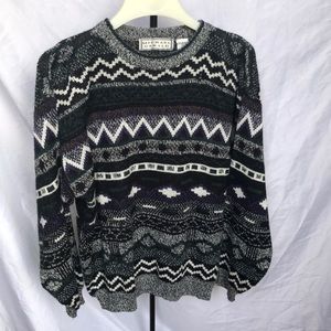 Retro oversized sweater